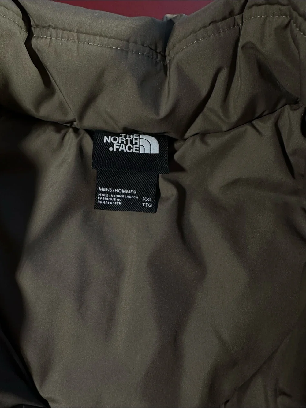 The North Face Men's Olive Green Quilted Puffer Vest